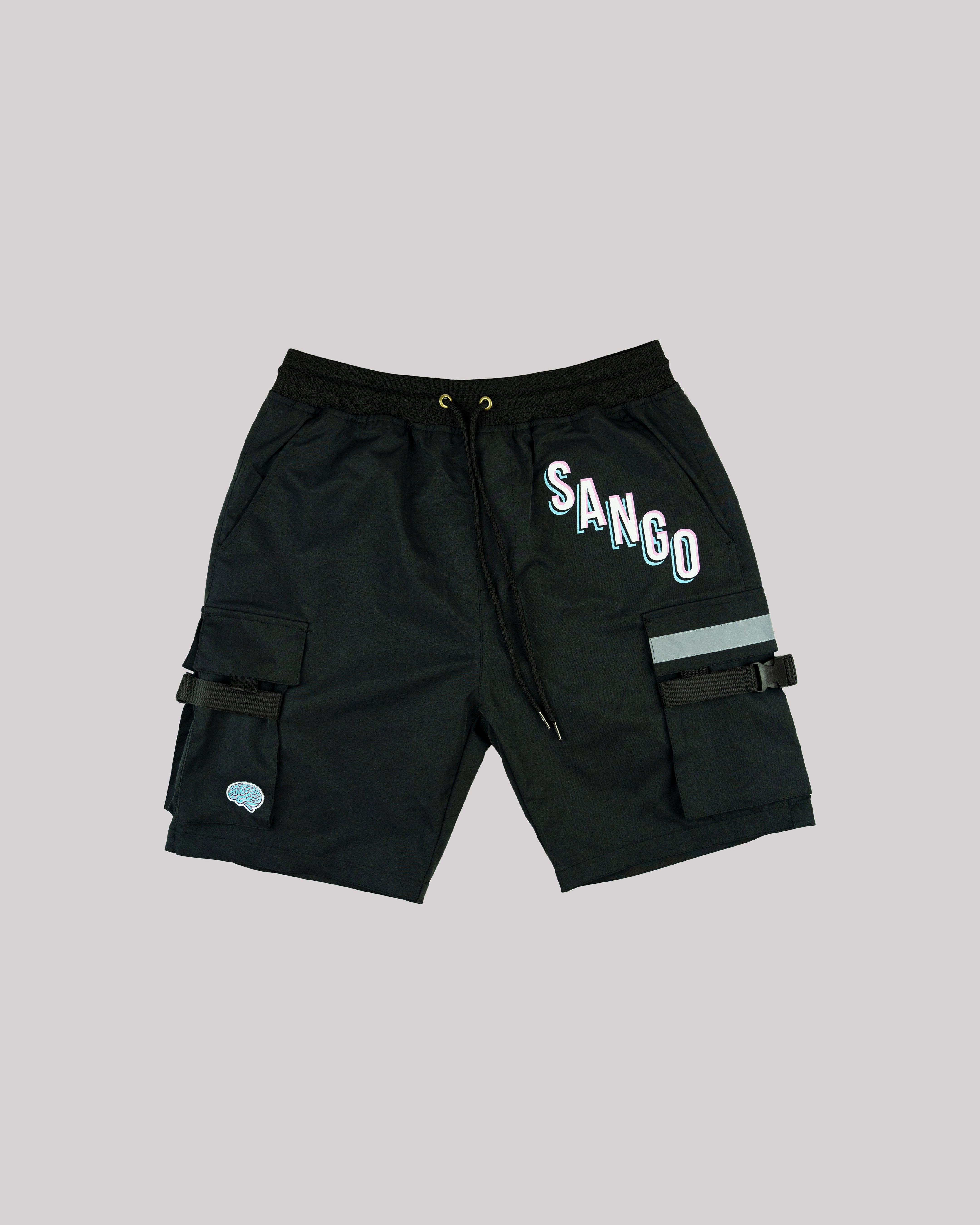 Sango Nylon Utility Shorts - Midnight Black