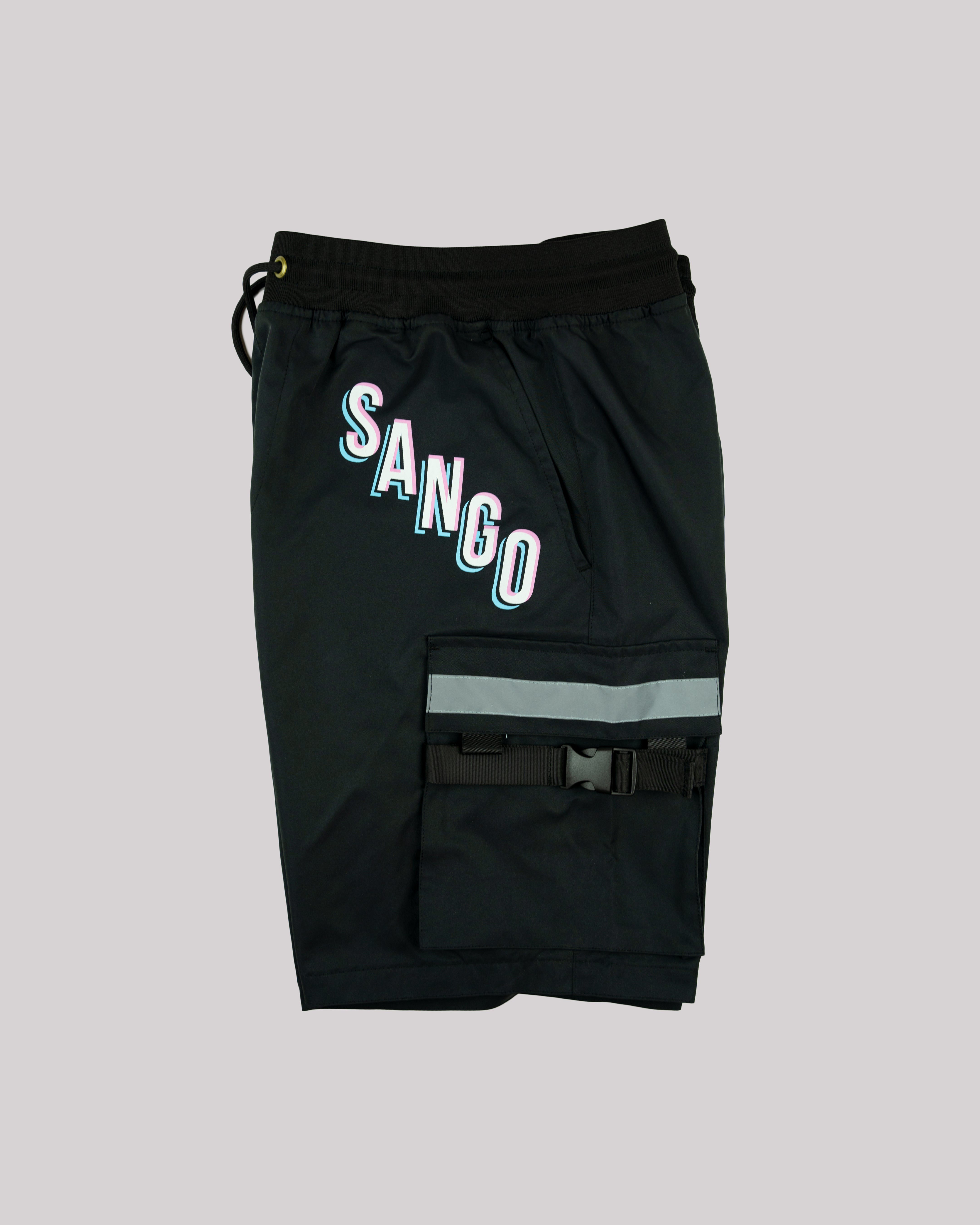 Sango Nylon Utility Shorts - Midnight Black-thumbmail-2