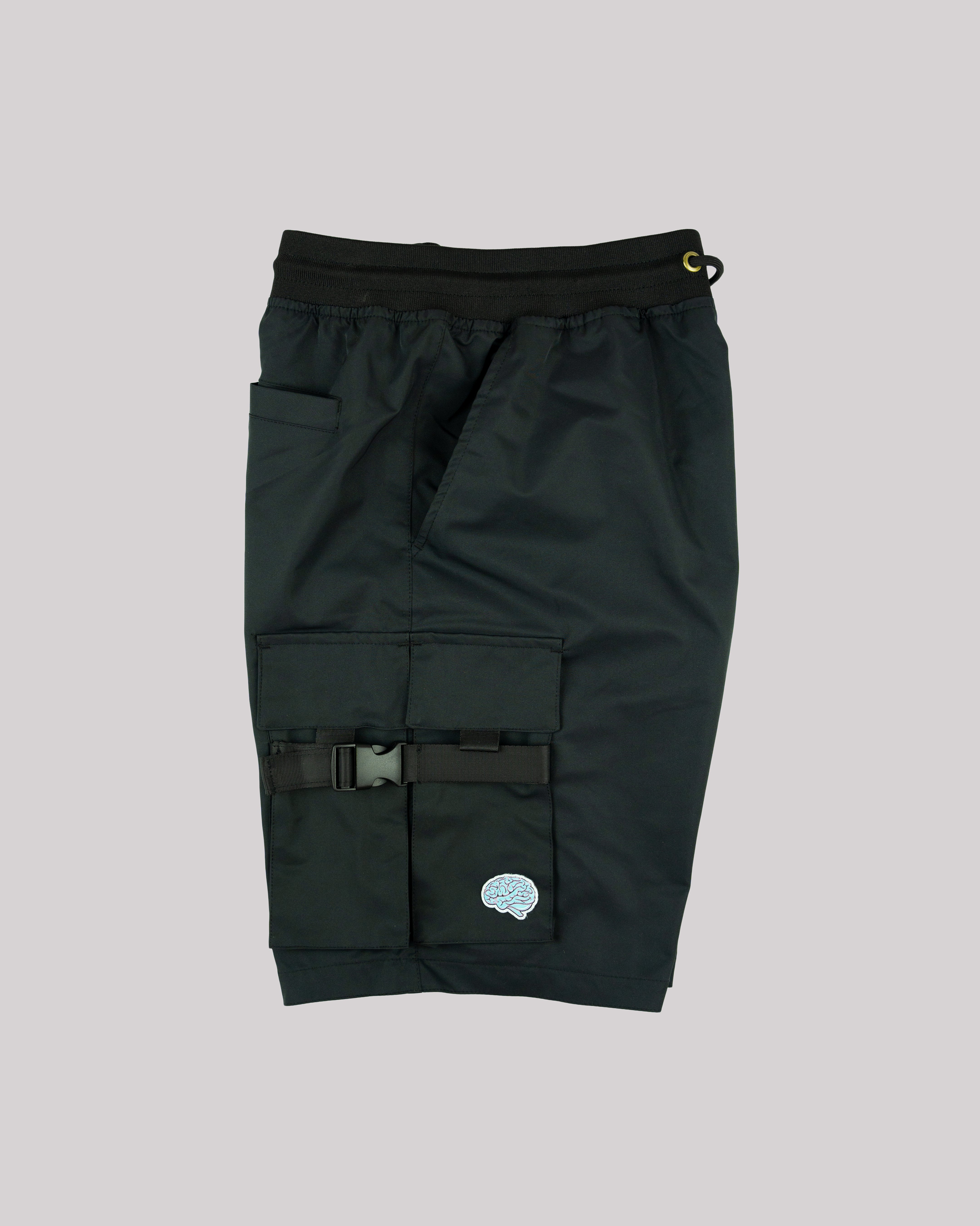 Sango Nylon Utility Shorts - Midnight Black-thumbmail-3