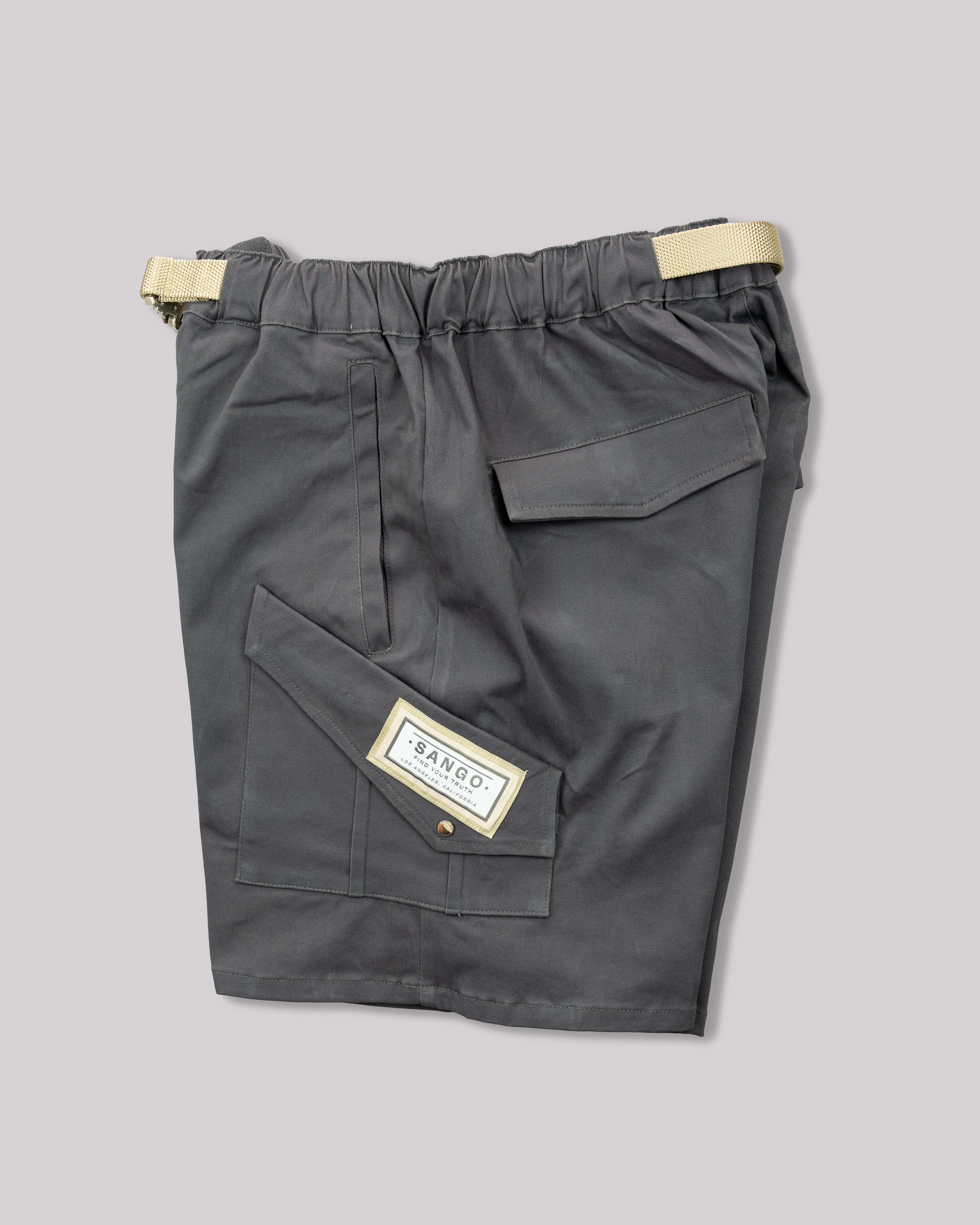 Sango Cargo Shorts - Charcoal Blue-thumbmail-4