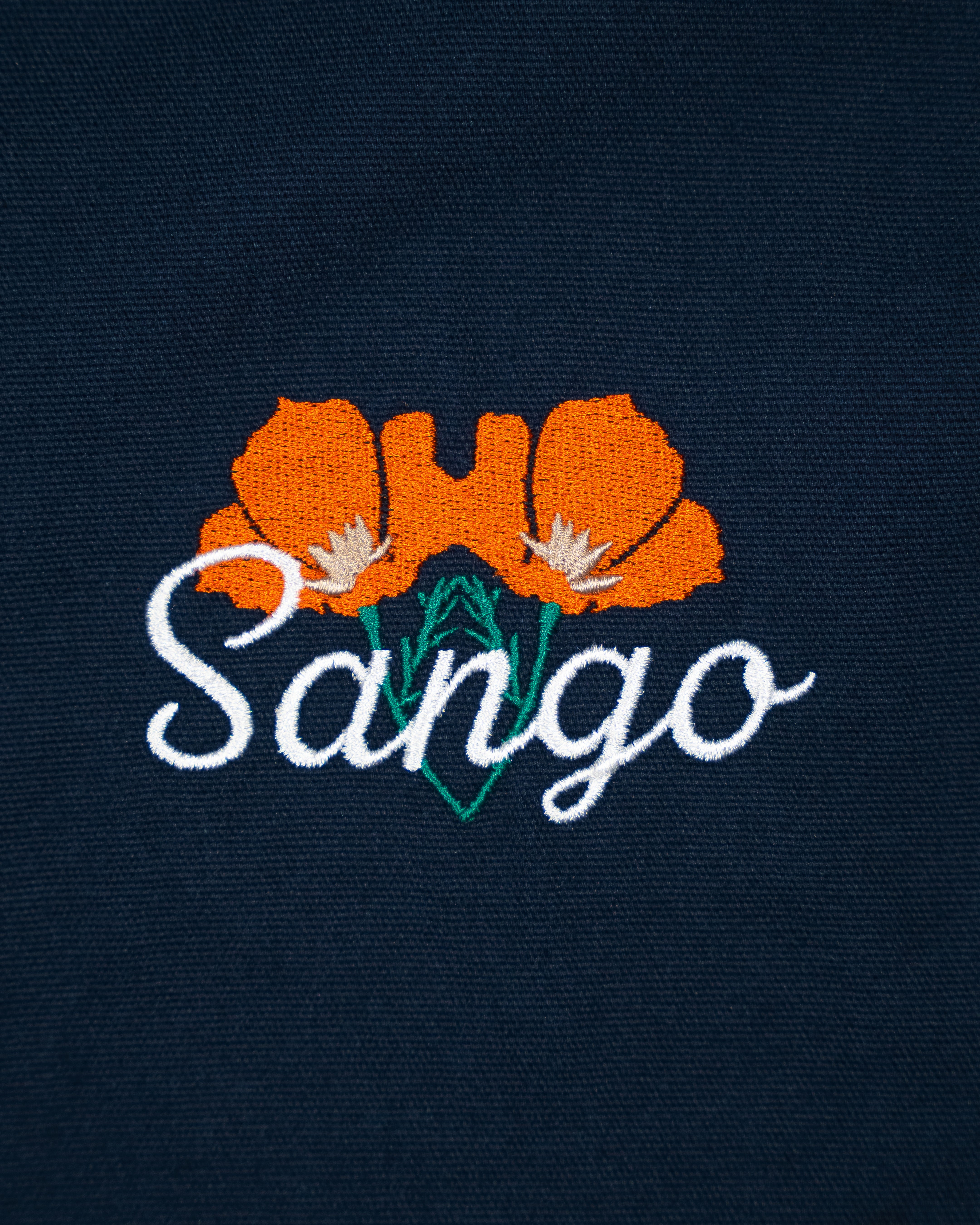Sango Duck Canvas Work Shirt - Midnight Blue-thumbmail-3