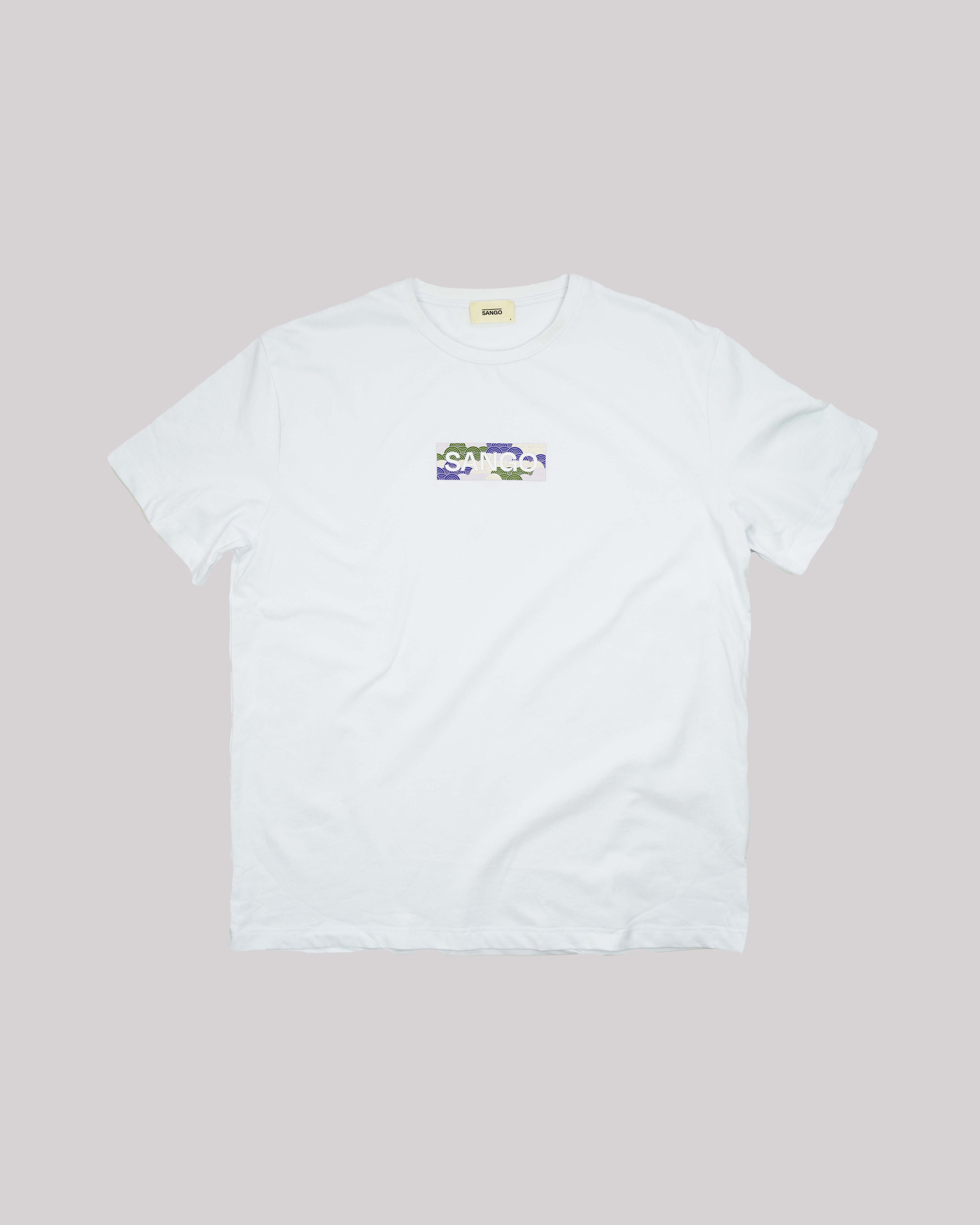 Sango Seigaiha Box Logo Tee - Mohave