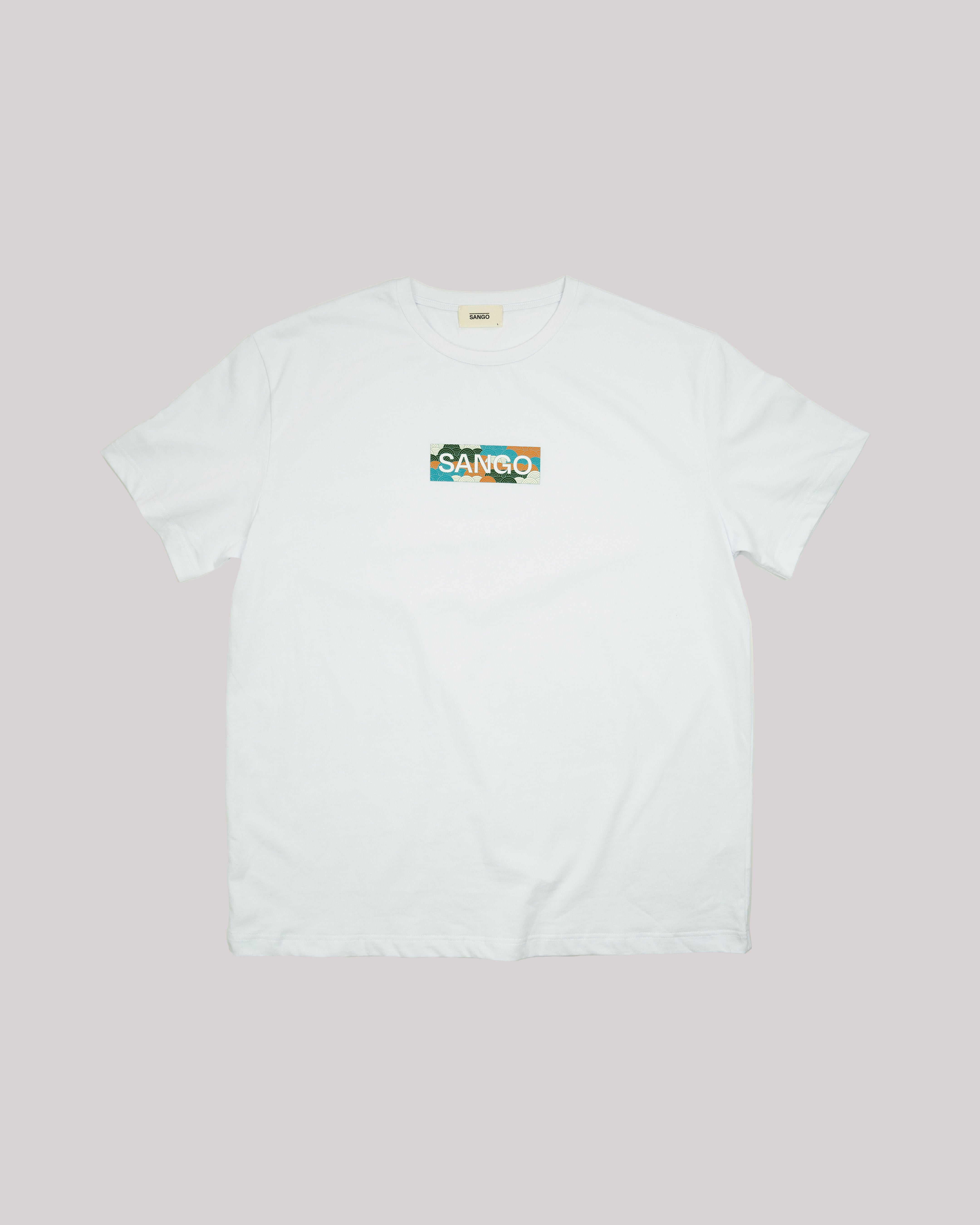 Sango Seigaiha Box Logo Tee - Tropic