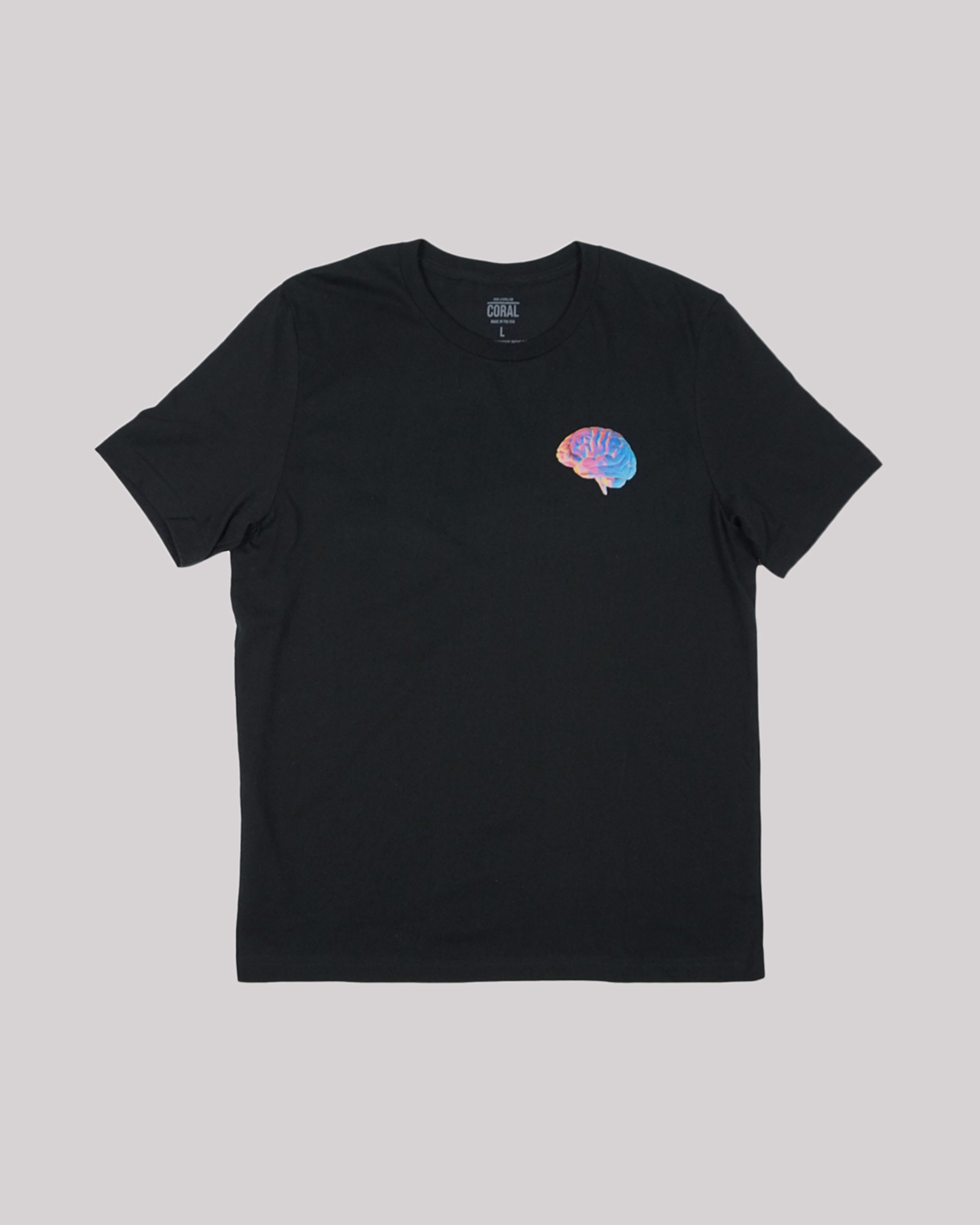 Vintage Coral Kai Tee - Black