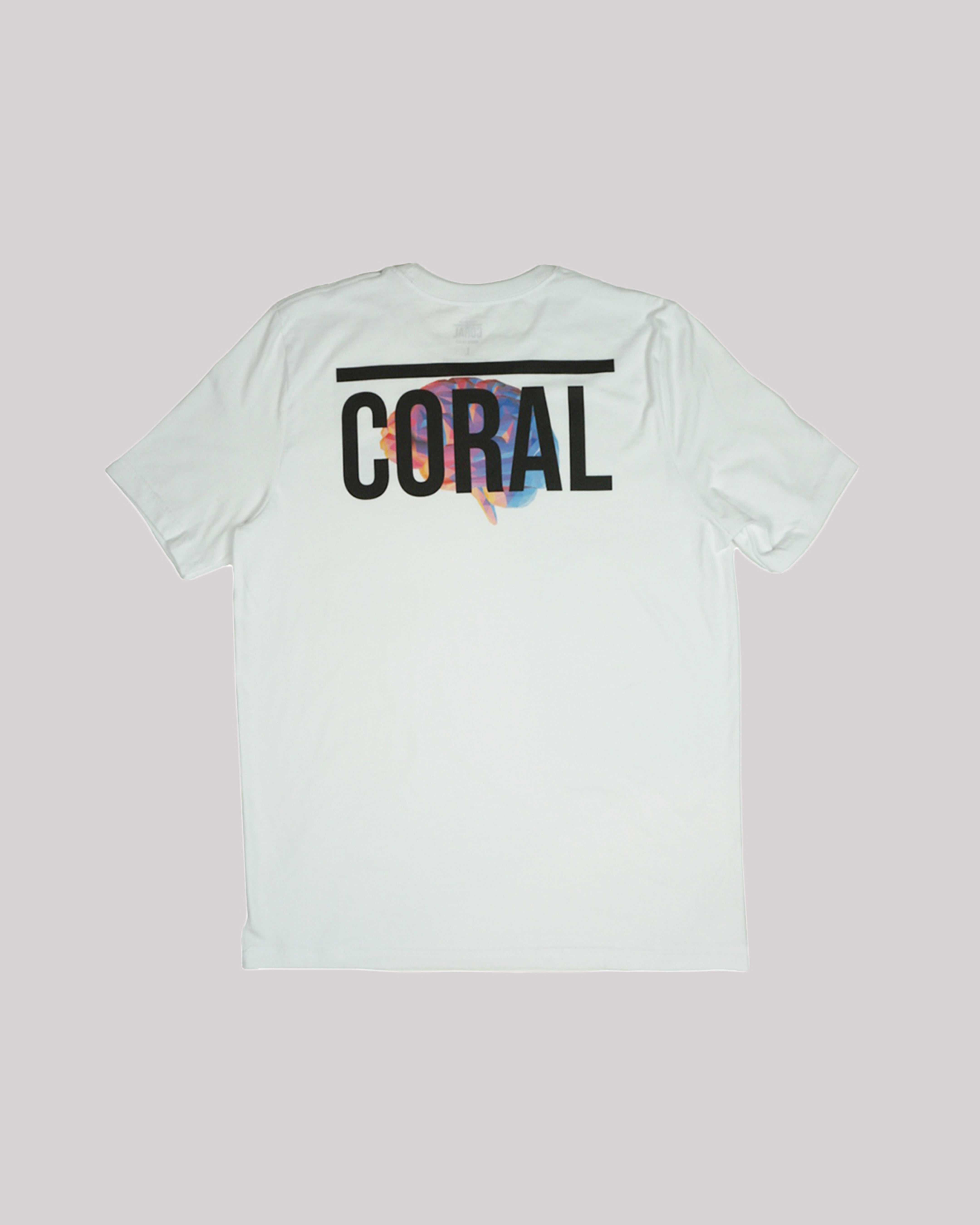 Vintage Coral Kai Tee - White