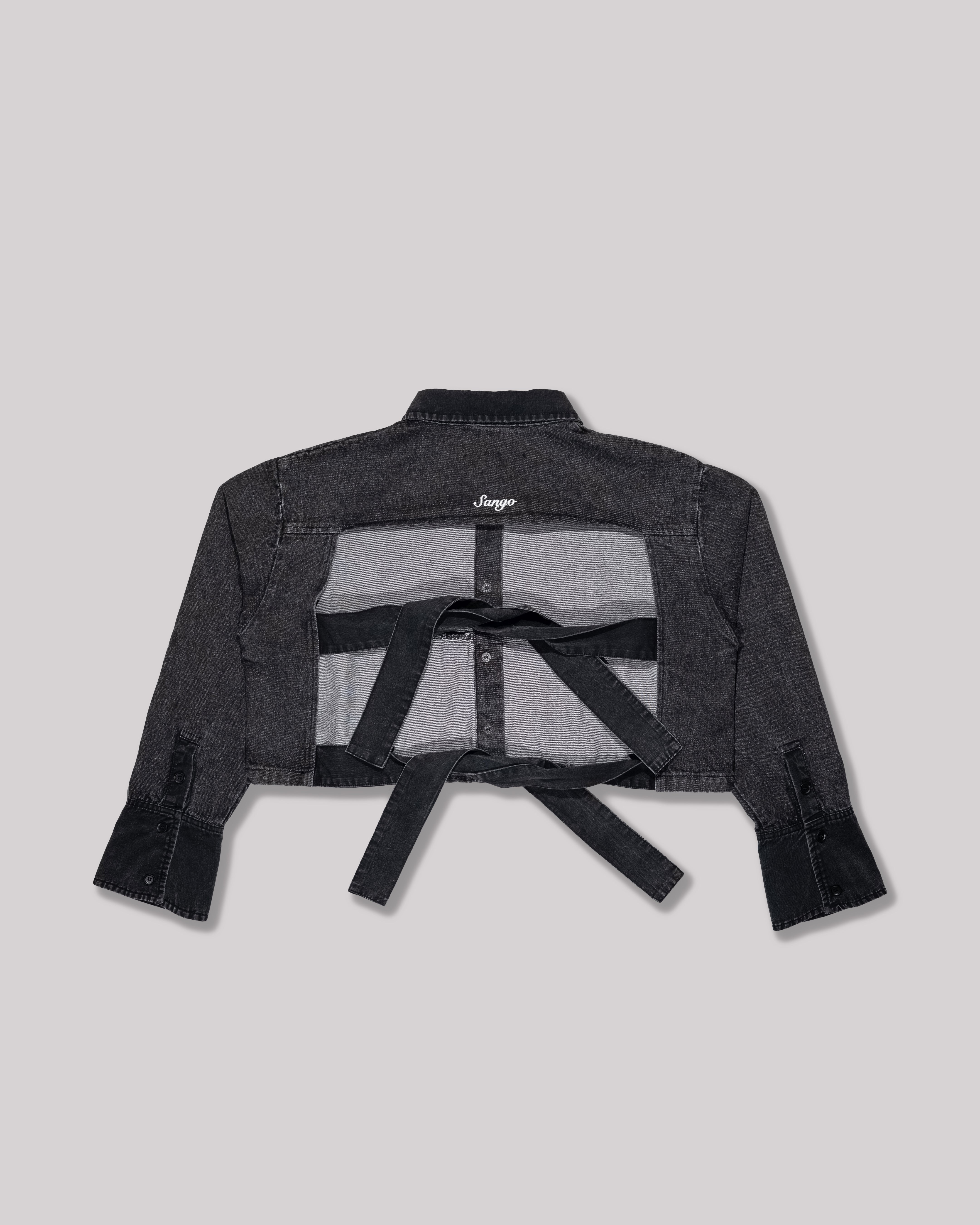 Sango Cropped Denim Button Up-thumbmail-2