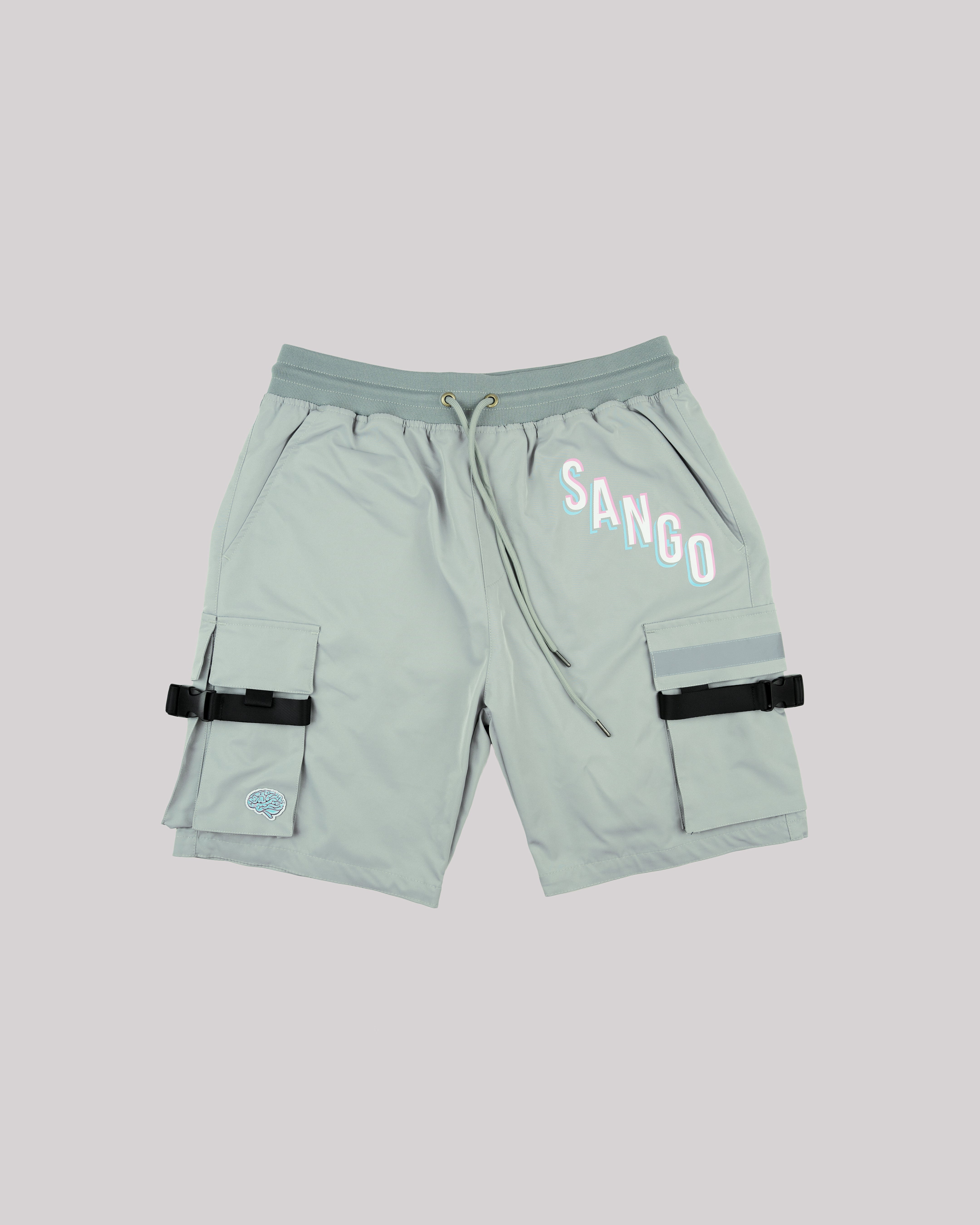 Sango Nylon Utility Shorts - Wolf Grey