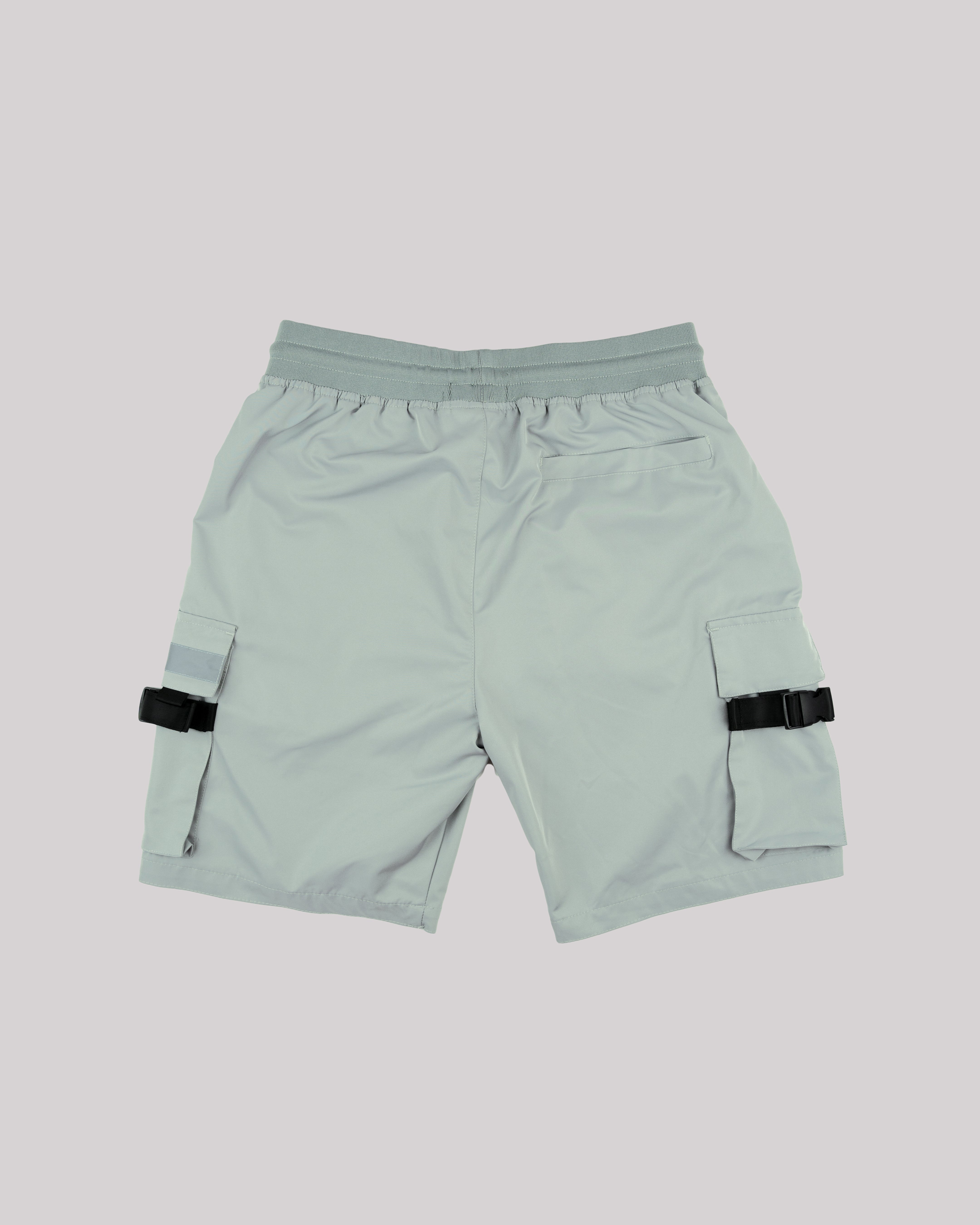 Sango Nylon Utility Shorts - Wolf Grey-thumbmail-3