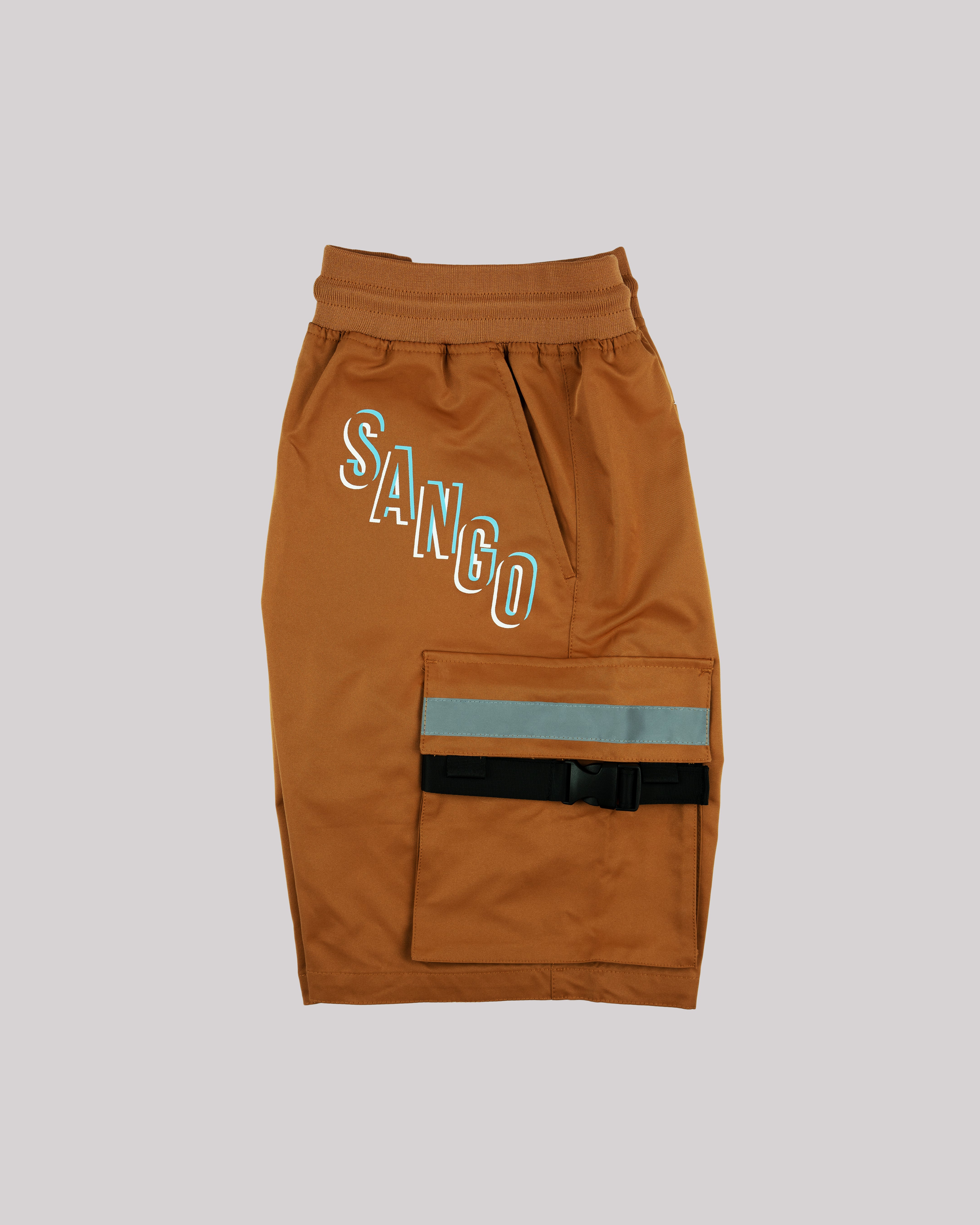 Sango Nylon Utility Shorts - Ochre-thumbmail-2