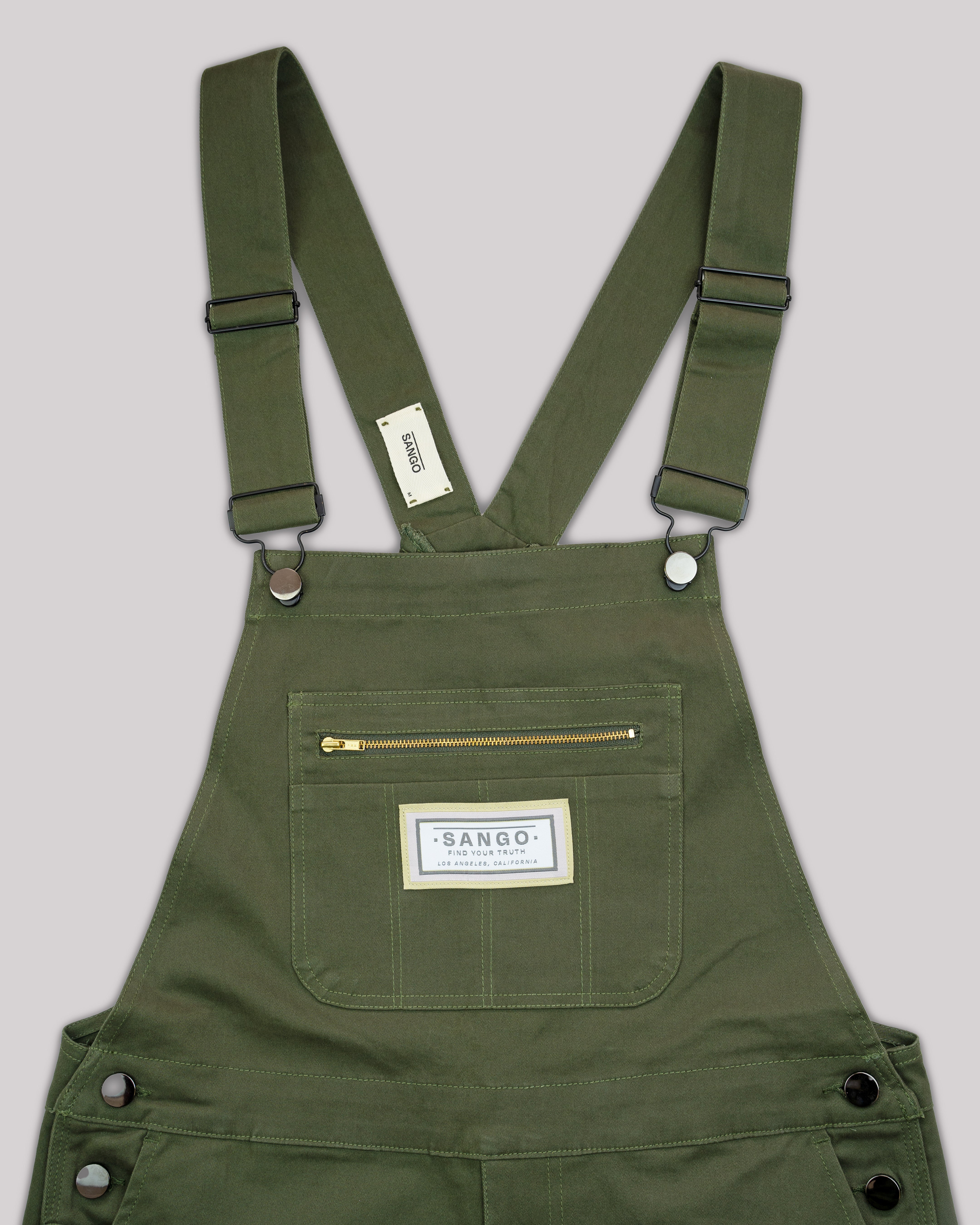 Sango Creative Overalls - Olive Green-thumbmail-4