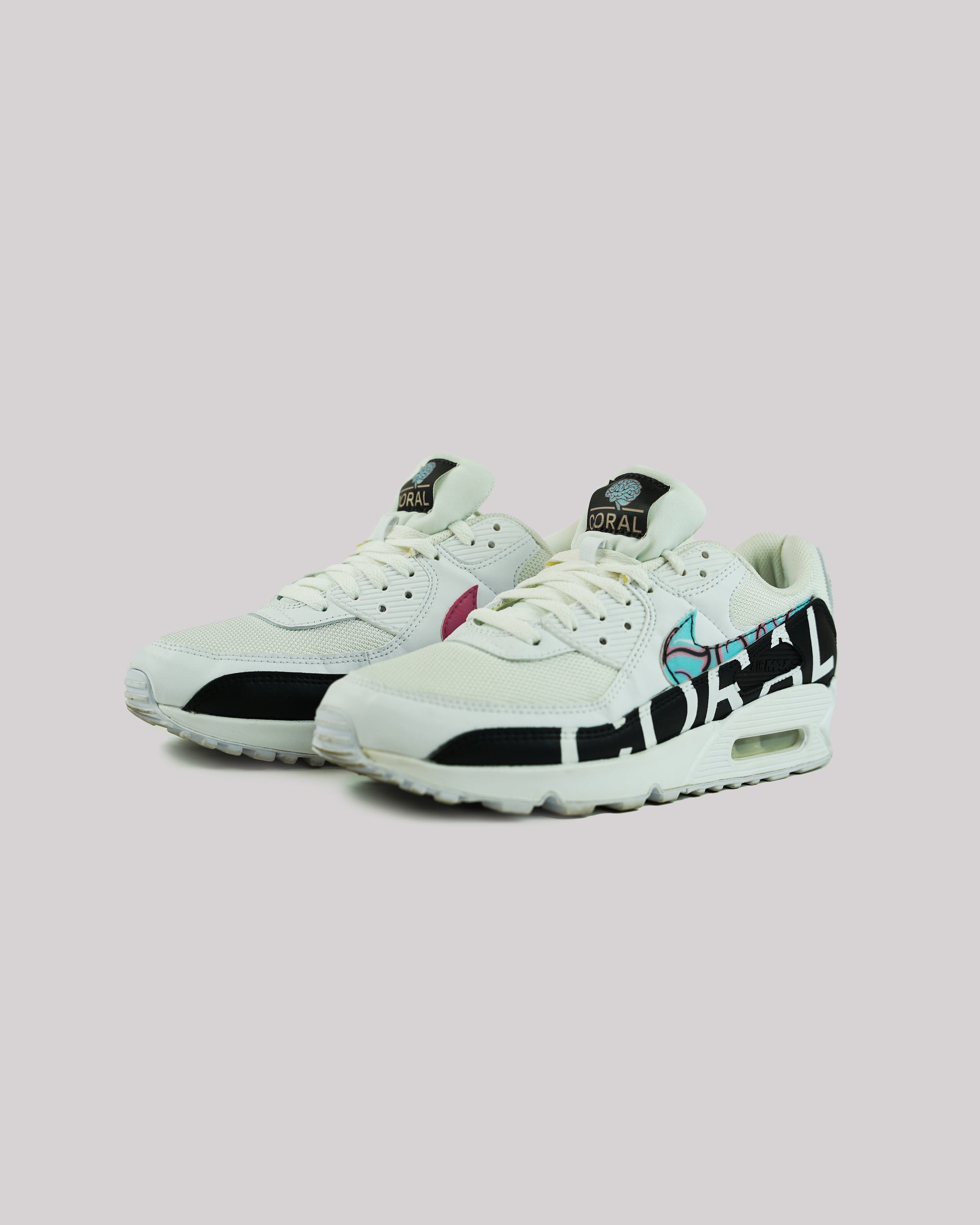 AC2: Coral x DezineDope Nike Air Max 90's - Black&White