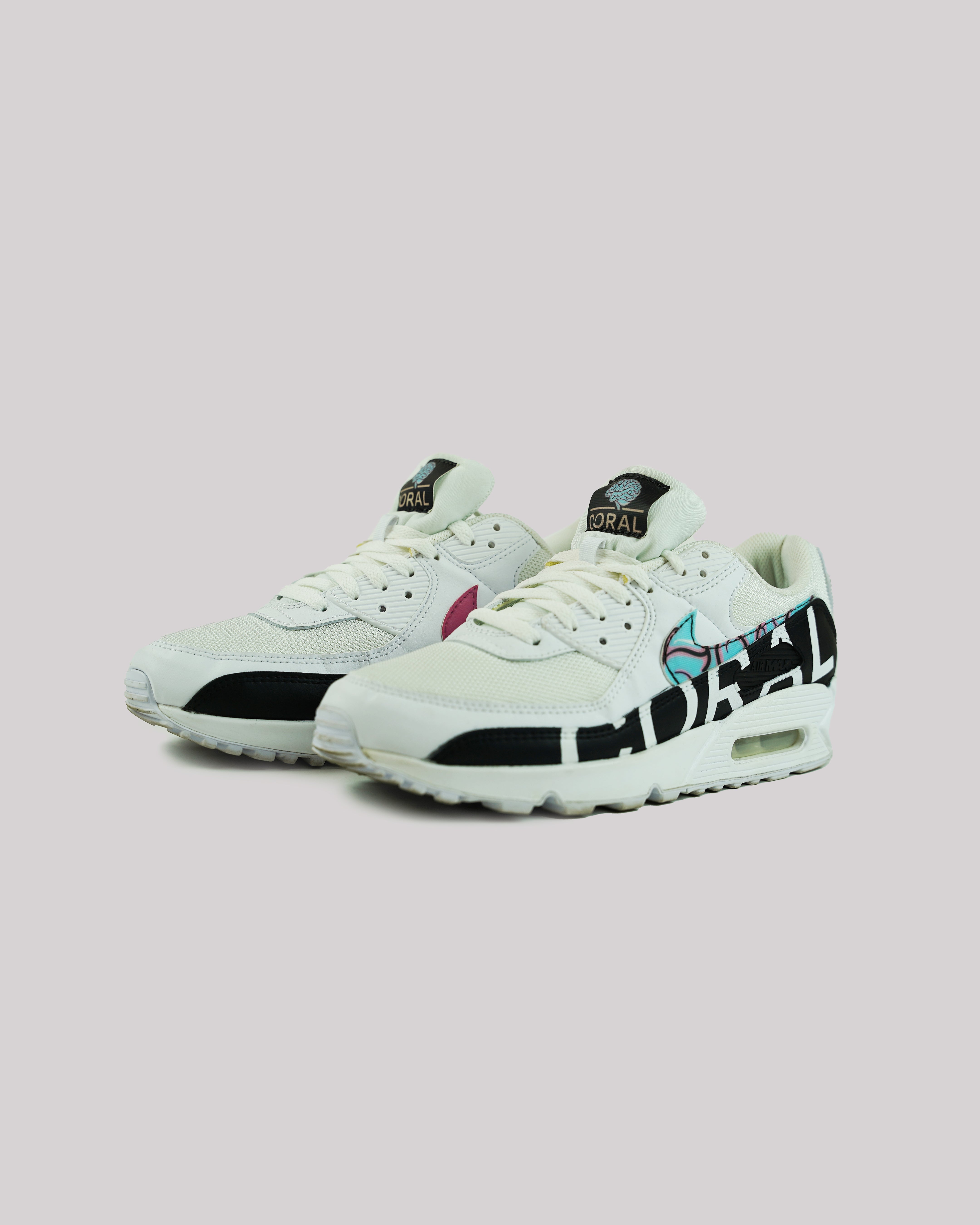 AC2: Coral x DezineDope Nike Air Max 90's - Black&White