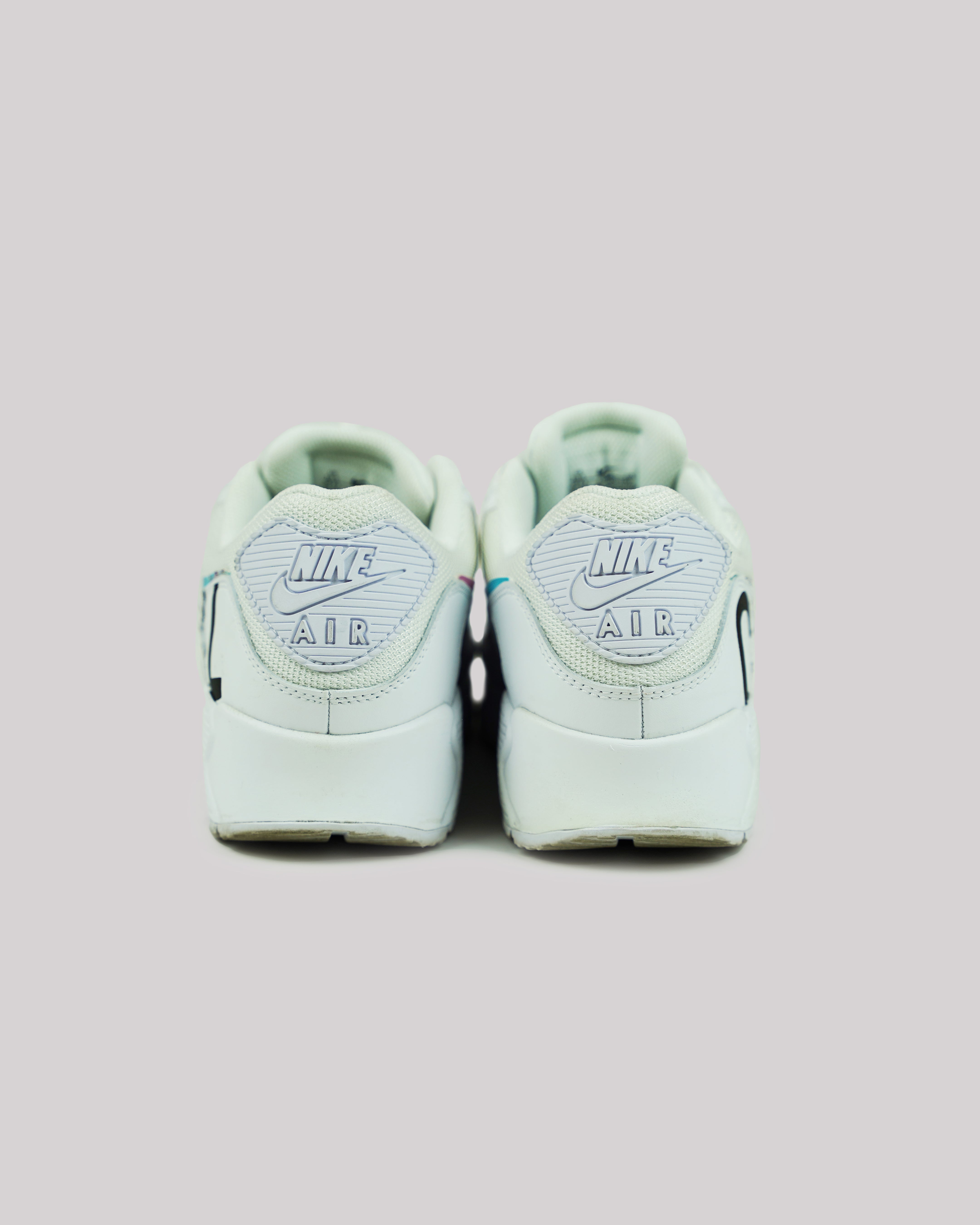 AC2: Coral x DezineDope Nike Air Max 90's - White-thumbmail-5
