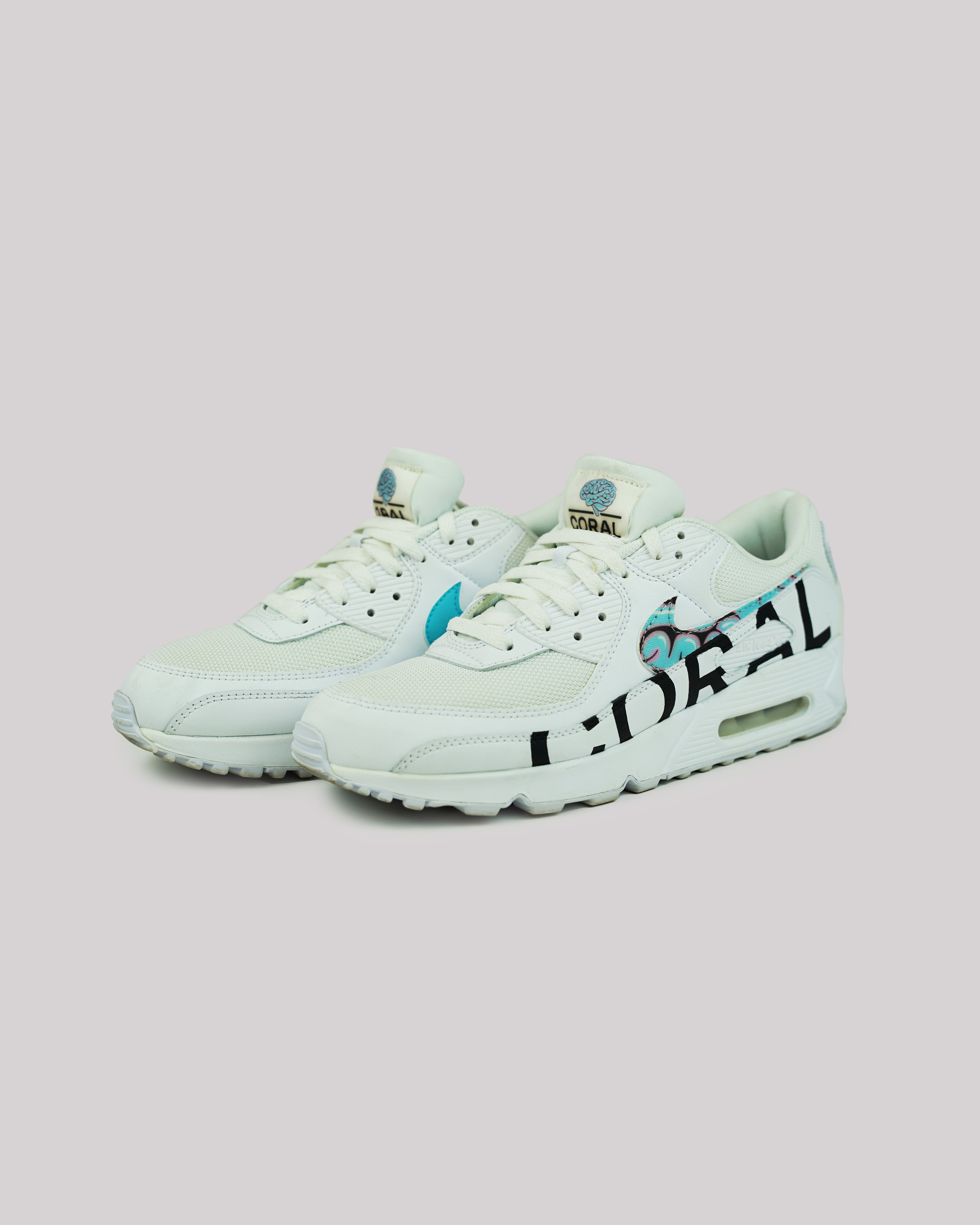 AC2: Coral x DezineDope Nike Air Max 90's - White